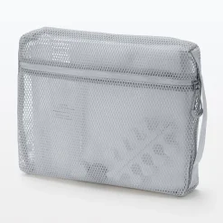 Packing Cubes Et Accessoires De Voyage^Muji Pochette en maille polyester - Grande, Gris