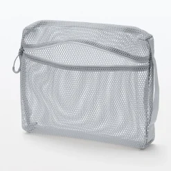 Packing Cubes Et Accessoires De Voyage^Muji Pochette en maille polyester - Grande, Gris