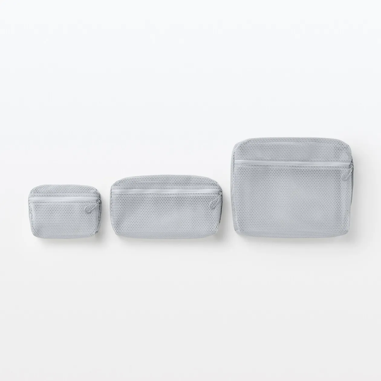 Packing Cubes Et Accessoires De Voyage^Muji Pochette en maille polyester - Grande, Gris
