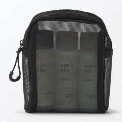 Vanitys Et Trousses De Maquillage|Packing Cubes Et Accessoires De Voyage^Muji Pochette en nylon filet à fermeture éclair - Petite taille