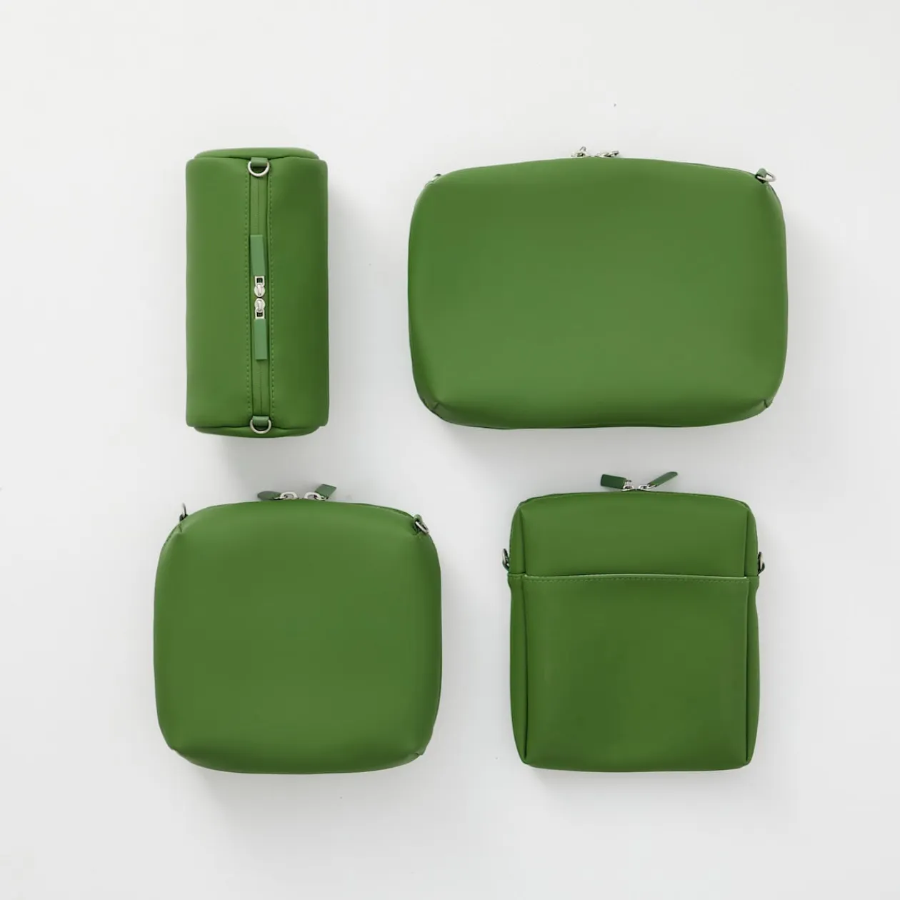 Sacs|Sacs^Muji Pochette en PU Combinations Case ‐ Grande, Gris