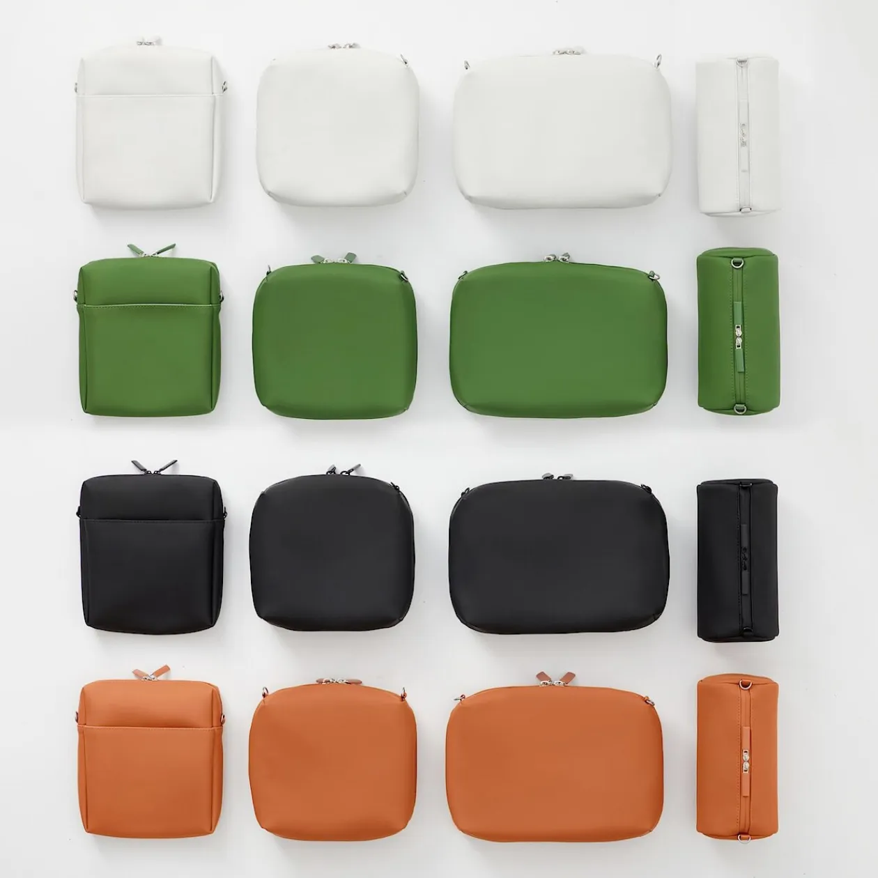 Sacs|Sacs^Muji Pochette en PU Combinations Case ‐ Grande, Gris