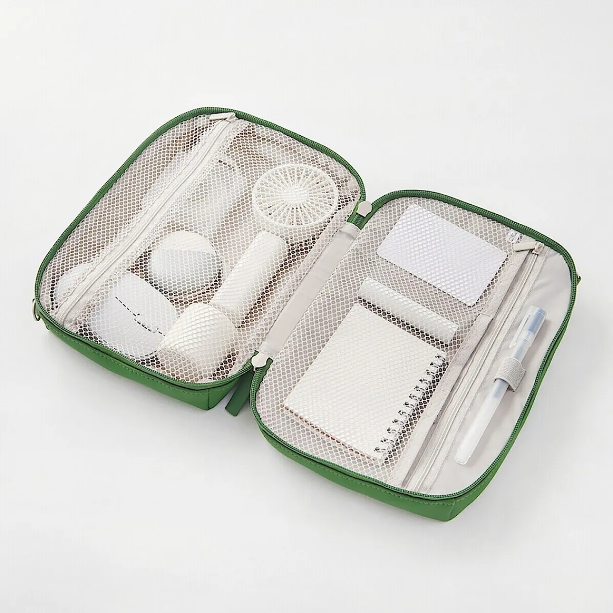 Sacs|Sacs^Muji Pochette en PU Combinations Case ‐ Grande, Gris