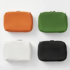 Sacs|Sacs^Muji Pochette en PU Combinations Case ‐ Grande, Gris