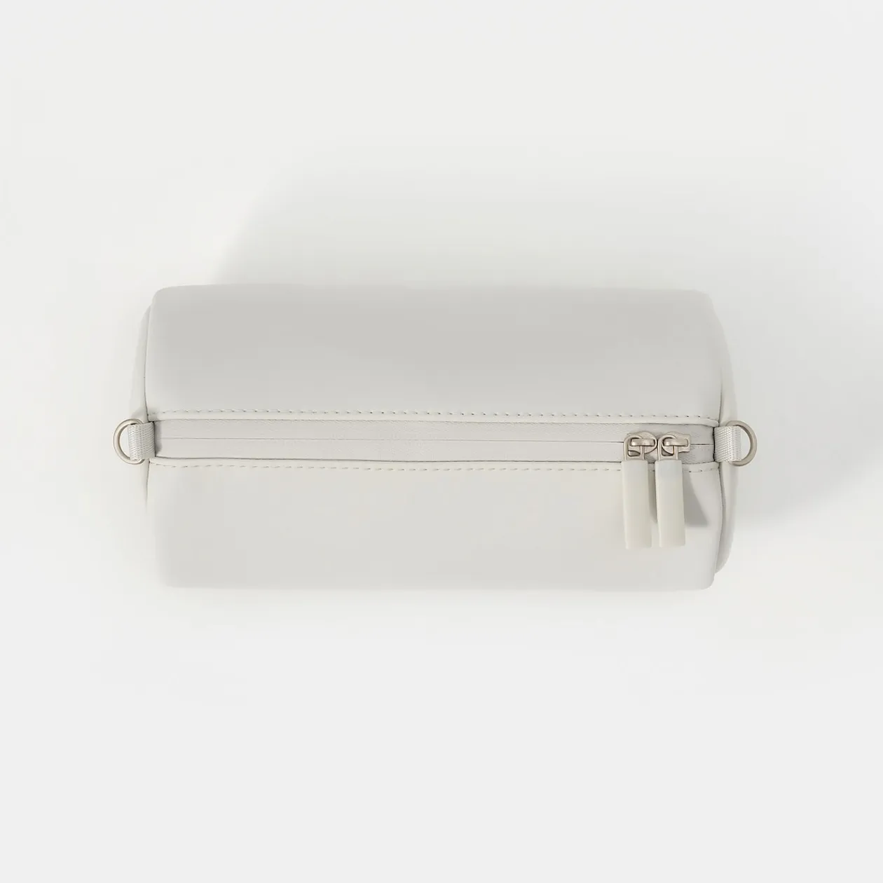 Sacs|Sacs^Muji Pochette en PU Combinations Case ‐ Cylindrique, Gris