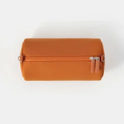 Sacs|Sacs^Muji Pochette en PU Combinations Case ‐ Cylindrique, Orange