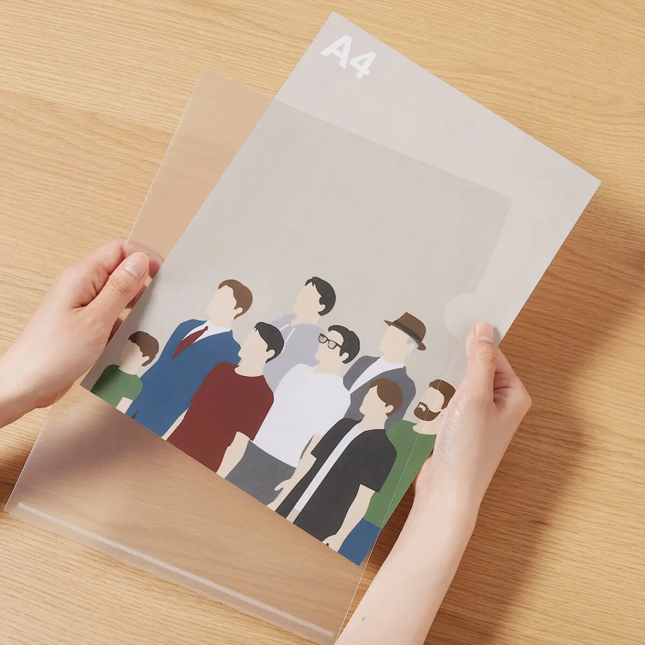 Porte‐Documents Et Dossiers^Muji Pochette individuelle transparente A4