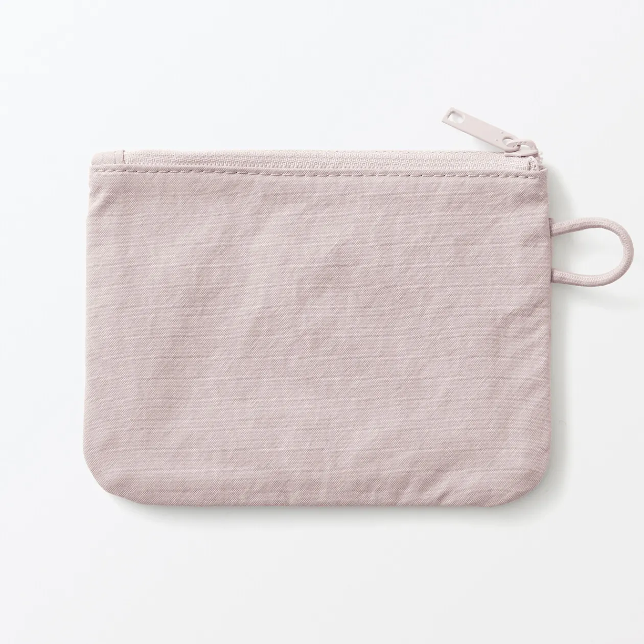 Vanitys Et Trousses De Maquillage|Pochettes De Voyage^Muji Pochette zippée en nylon texturé ‐ Petite
