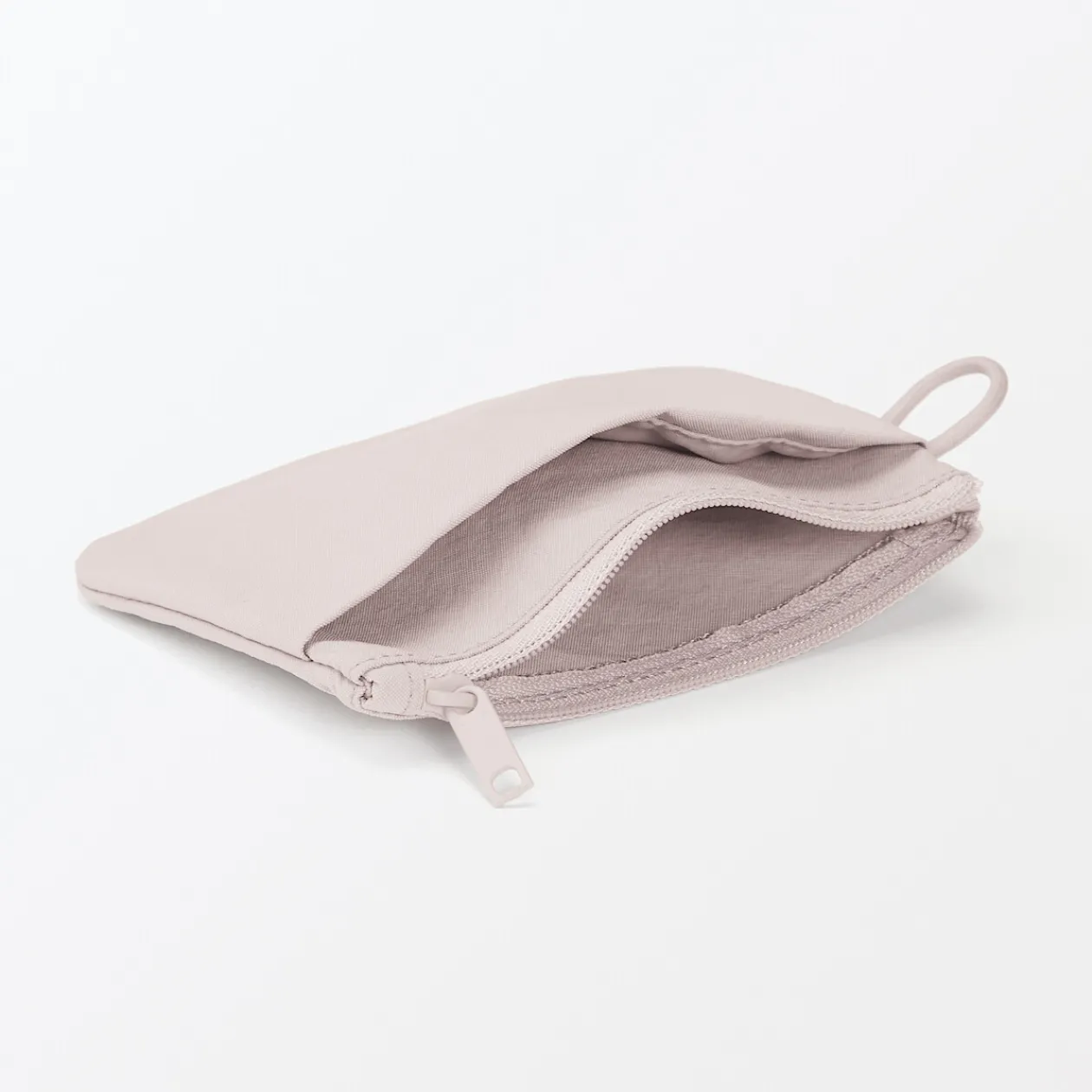 Vanitys Et Trousses De Maquillage|Pochettes De Voyage^Muji Pochette zippée en nylon texturé ‐ Petite