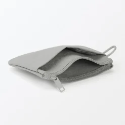 Vanitys Et Trousses De Maquillage|Pochettes De Voyage^Muji Pochette zippée en nylon texturé ‐ Petite