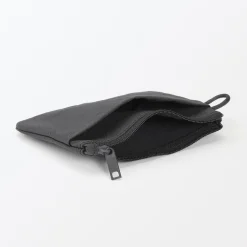 Vanitys Et Trousses De Maquillage|Pochettes De Voyage^Muji Pochette zippée en nylon texturé ‐ Petite