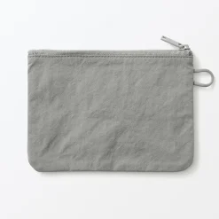 Vanitys Et Trousses De Maquillage|Pochettes De Voyage^Muji Pochette zippée en nylon texturé ‐ Moyenne