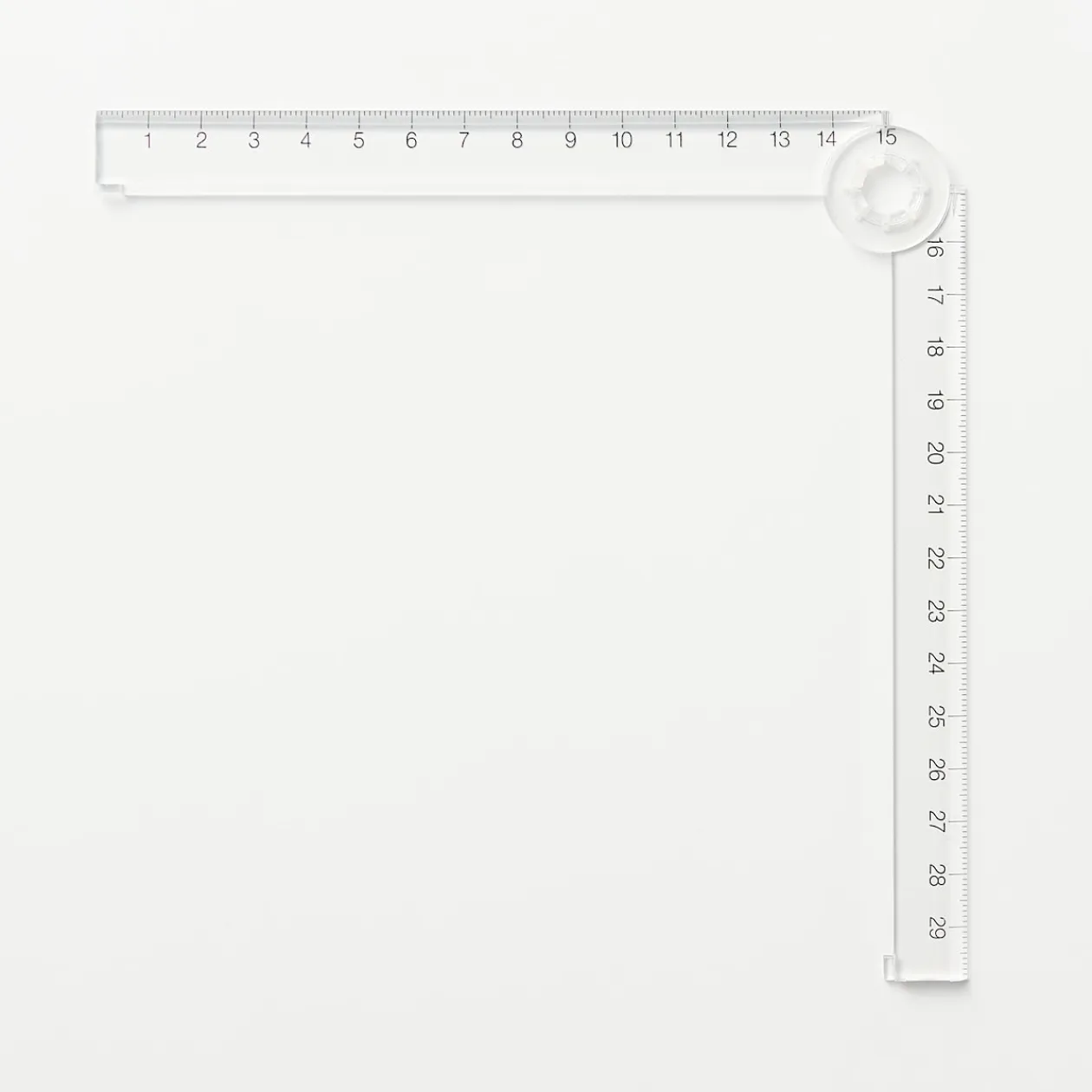 Fournitures De Bureau^Muji Polycarbonate_Double‐sided_ruler