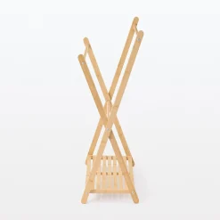 Rangements En Bois|Solutions De Rangement Pour Vêtements^Muji Portant à serviettes en bambou