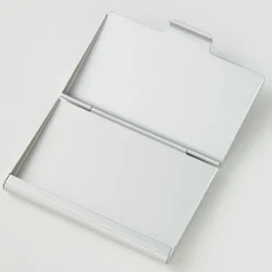 Porte-Cartes Et Albums^Muji Porte cartes en aluminium