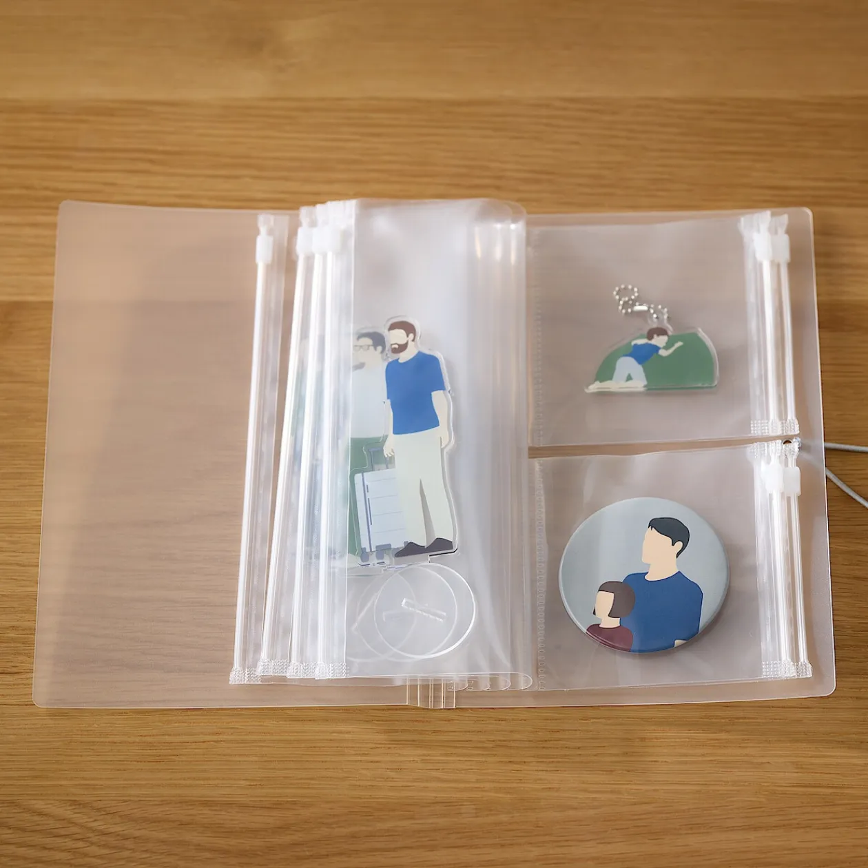 Porte‐Documents Et Dossiers^Muji Porte‐cartes de poche compact avec curseur