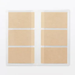 Porte-Cartes Et Albums^Muji Porte‐cartes de visite en polypropylène ‐ 60 cartes