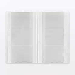 Porte-Cartes Et Albums^Muji Porte‐cartes de visite en polypropylène ‐ 180 cartes