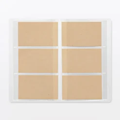 Porte-Cartes Et Albums^Muji Porte‐cartes de visite en polypropylène ‐ 180 cartes