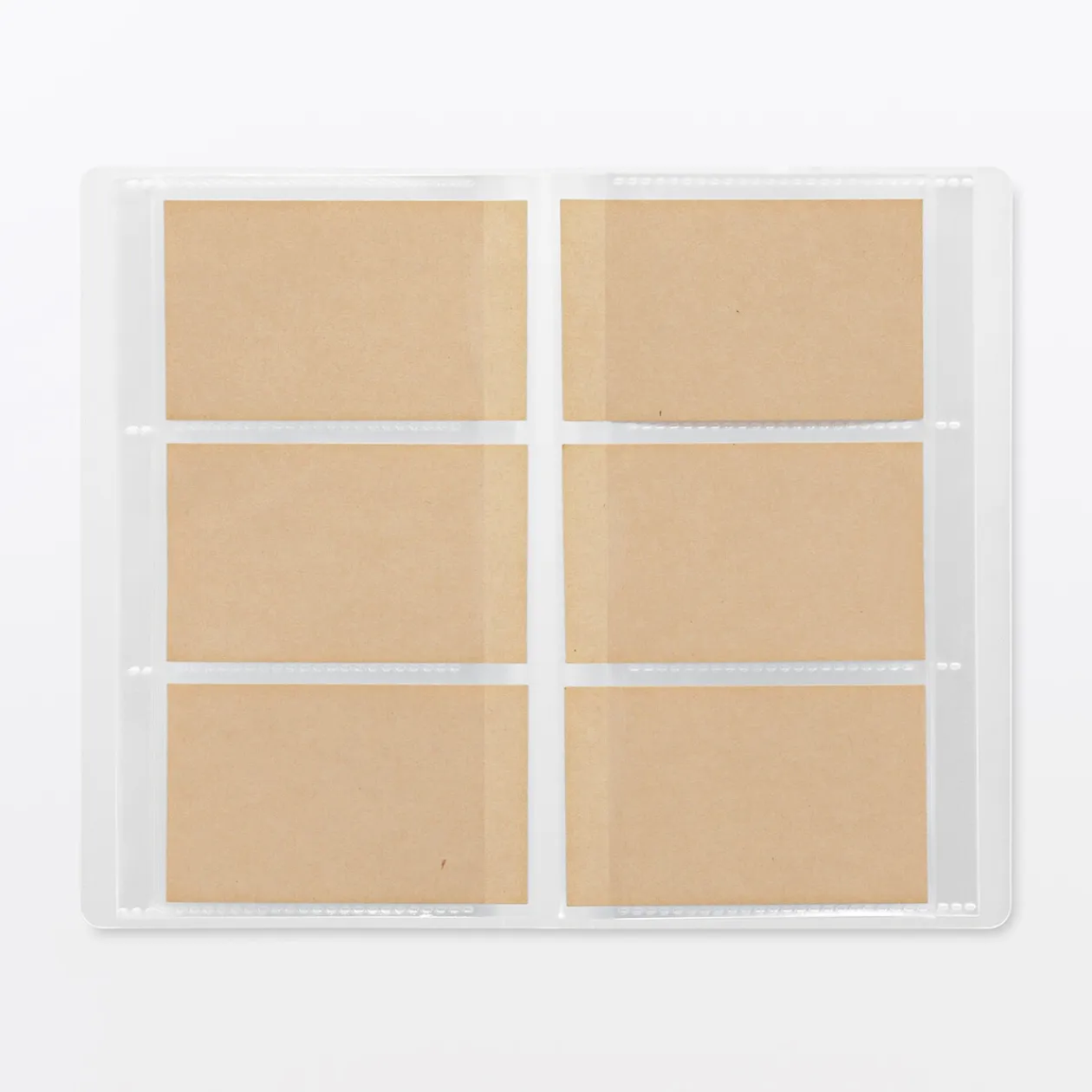 Porte-Cartes Et Albums^Muji Porte‐cartes de visite en polypropylène ‐ 180 cartes