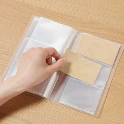 Porte-Cartes Et Albums^Muji Porte‐cartes de visite en polypropylène ‐ 180 cartes