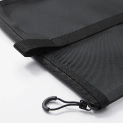 Porte-Cartes Et Albums^Muji Porte-documents en nylon maillé avec fermeture éclair - A4, Noir
