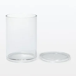 Trousses Et Pots À Crayons|Boîtes Et Rangement De Bureau^Muji Pot en acrylique avec couvercle