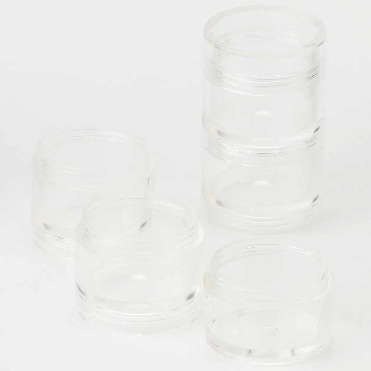 Flacons De Voyage Et Piluliers^Muji Pots en acrylique ‐ empilables