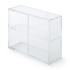 Rangements En Acrylique^Muji Présentoir en acrylique avec portes coulissantes L25.2X P8.4X H18.4cm
