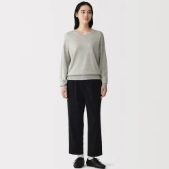 Pulls Et Cardigans^Muji Pull à col en V en mélange de fibres de soja pour femme