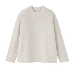 Pulls Et Cardigans^Muji Pull à col ras du cou bouclé en mélange de coton pour femme