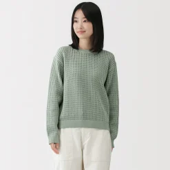 Pulls Et Cardigans|Pyjamas Et Vêtements D'Intérieur^Muji Pull à col ras du cou en tricot de coton mélangé pour femme