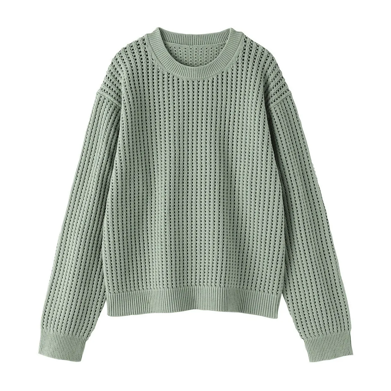 Pulls Et Cardigans|Pyjamas Et Vêtements D'Intérieur^Muji Pull à col ras du cou en tricot de coton mélangé pour femme