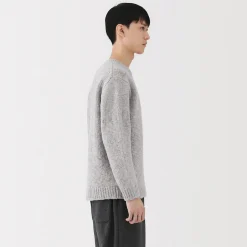 Pulls Et Cardigans^Muji Pull à col rond à tricot épais en laine mérinos pour homme