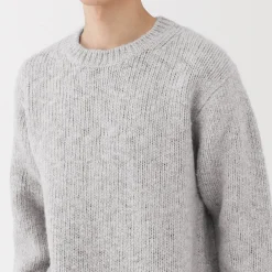 Pulls Et Cardigans^Muji Pull à col rond à tricot épais en laine mérinos pour homme