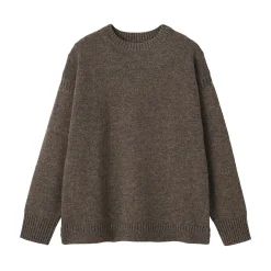 Pulls Et Cardigans^Muji Pull à col rond en laine des Andes à grosses mailles pour homme