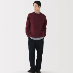 Pulls Et Cardigans^Muji Pull à col rond en laine des Andes à grosses mailles pour homme