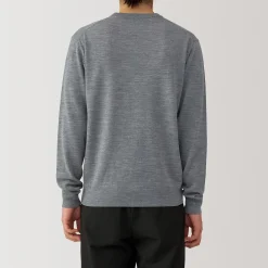Pulls Et Cardigans^Muji Pull à col rond en laine tricot fin pour homme