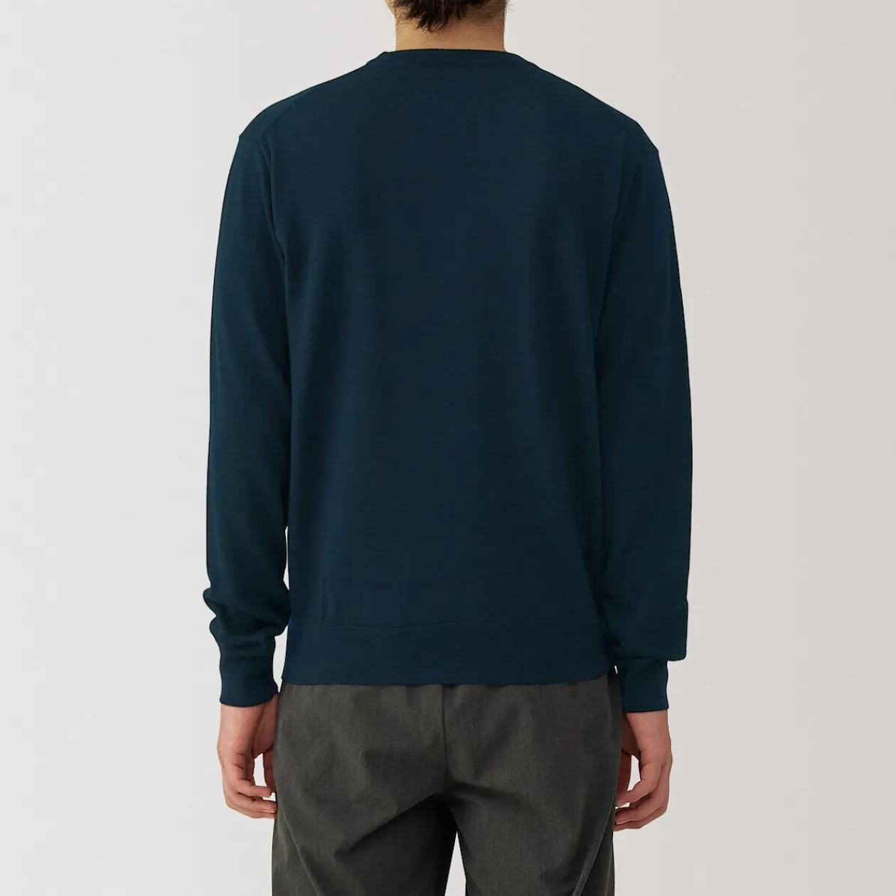 Pulls Et Cardigans^Muji Pull à col rond en laine tricot fin pour homme