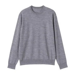 Pulls Et Cardigans^Muji Pull à col rond en laine tricot fin pour homme