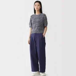 Pulls Et Cardigans^Muji Pull à manches mi-longues bouclé en mélange de coton pour femme