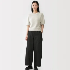Pulls Et Cardigans^Muji Pull à manches mi-longues bouclé en mélange de coton pour femme