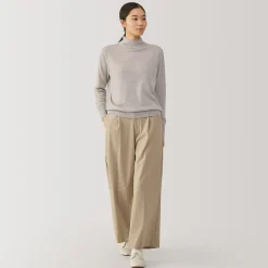 Pulls Et Cardigans^Muji Pull col montant en laine à fine maille femme