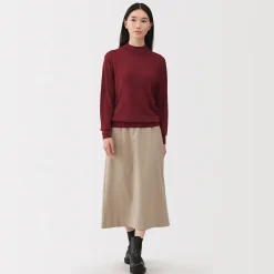 Pulls Et Cardigans^Muji Pull col montant en laine à fine maille femme