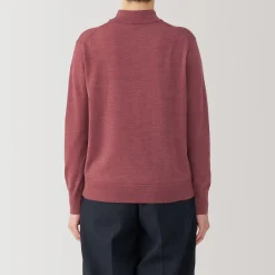 Pulls Et Cardigans^Muji Pull col montant en laine à fine maille femme