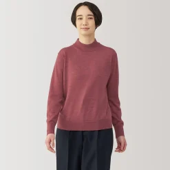 Pulls Et Cardigans^Muji Pull col montant en laine à fine maille femme