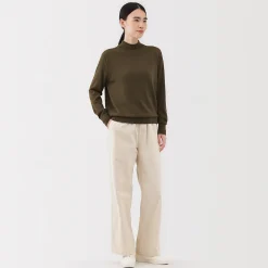 Pulls Et Cardigans^Muji Pull col montant en laine à fine maille femme