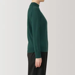 Pulls Et Cardigans^Muji Pull col montant en laine à fine maille femme