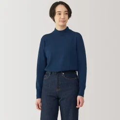 Pulls Et Cardigans^Muji Pull col montant en laine à fine maille femme