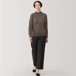 Pulls Et Cardigans^Muji Pull col montant en laine à fine maille femme